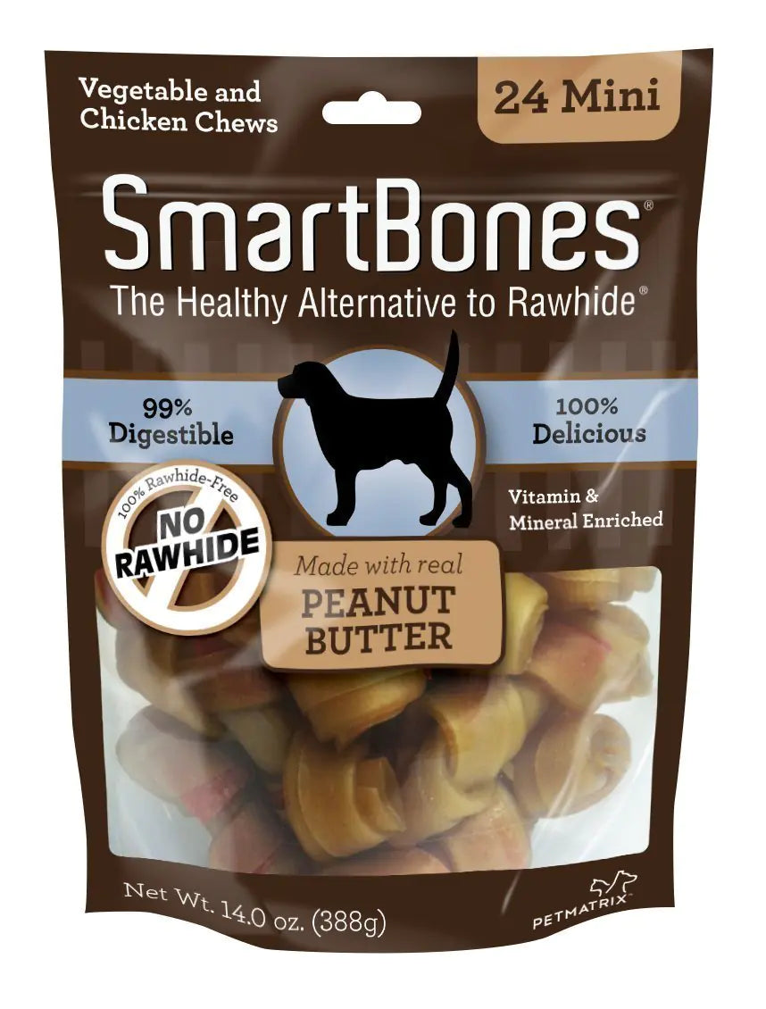 SmartBites Peanut Butter Mini Bones - 14oz
