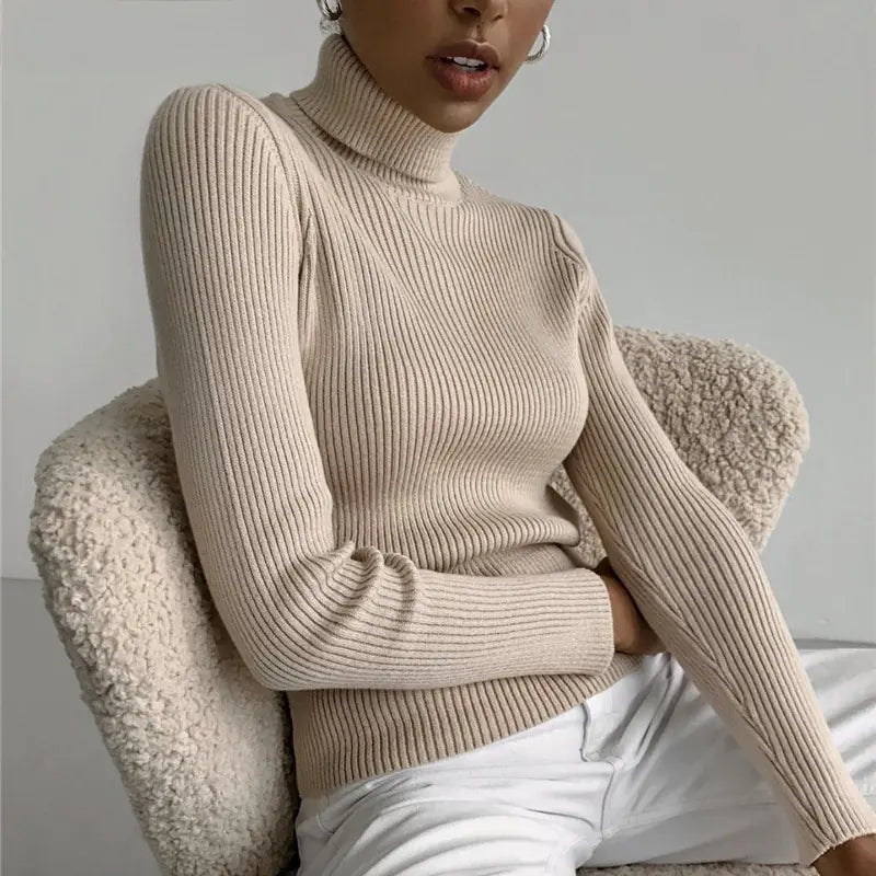 Cozy Chic Turtleneck Layering Sweater
