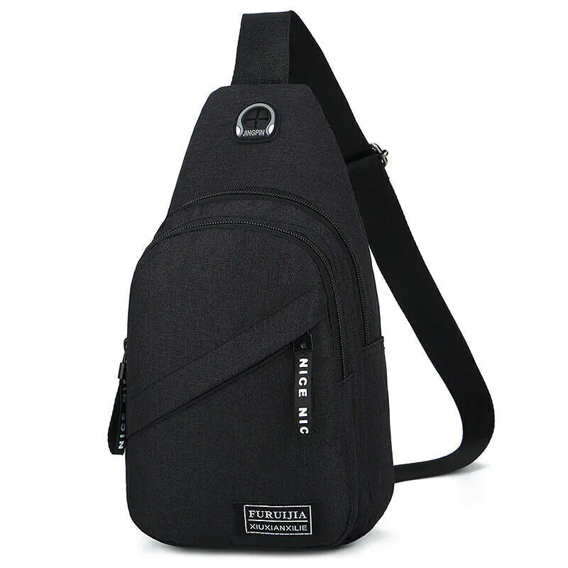 Unisex Sling Chest Bag: Multipurpose Crossbody Backpack