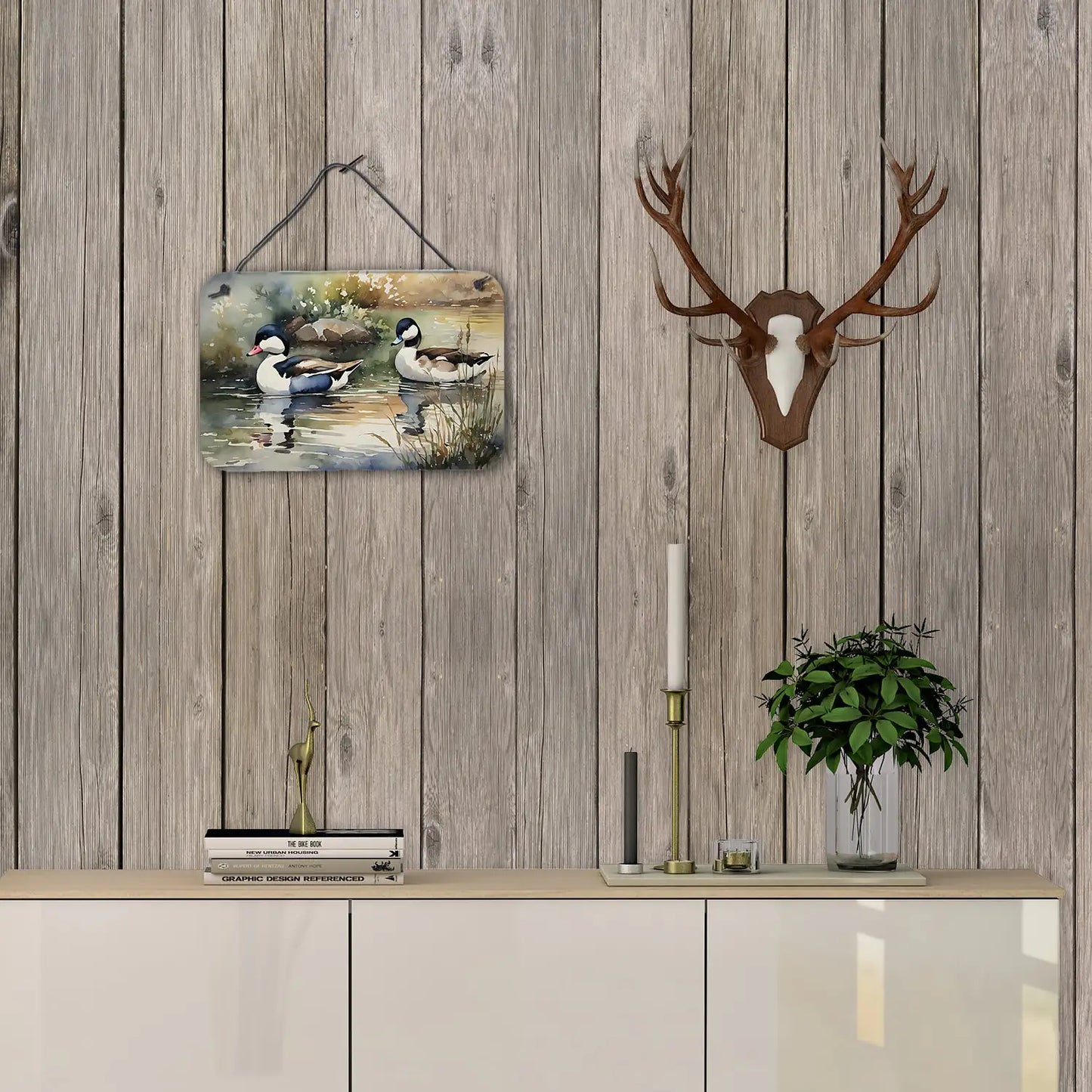 Bufflehead Aluminum Art Prints