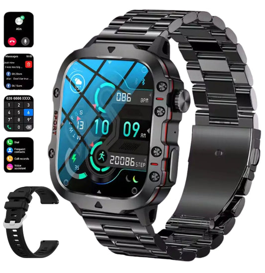 DBOGA Pro Fitness Smartwatch for Men with Heart Rate & Multi-Sport Modes