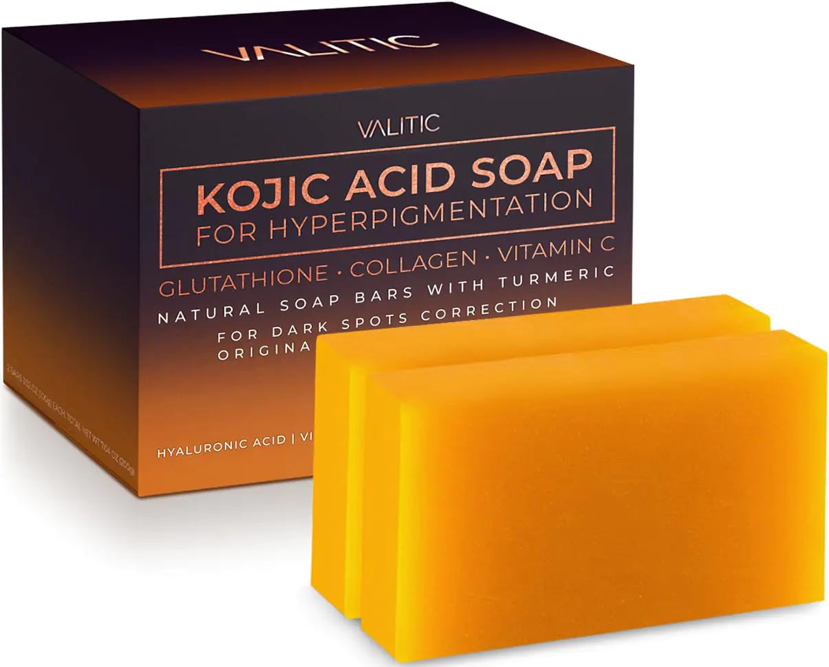 BrightSoother Kojic Soap with Turmeric - 2 Pack