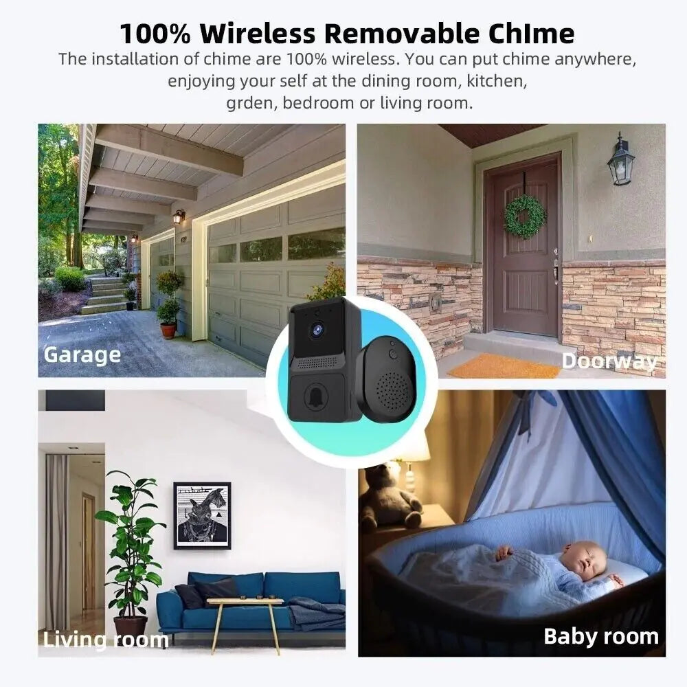 Smart WiFi Video Doorbell with Intercom