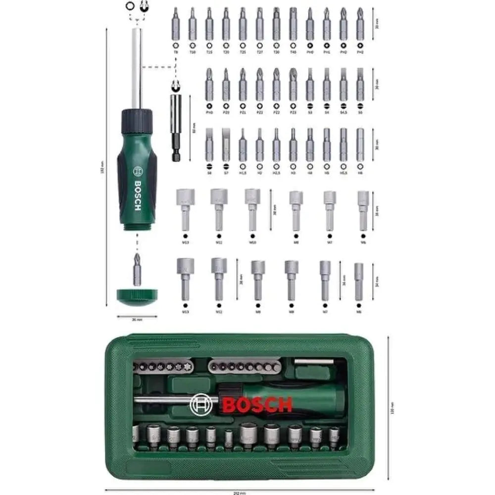 Bosch Complete 46pcs Screwdriver Kit