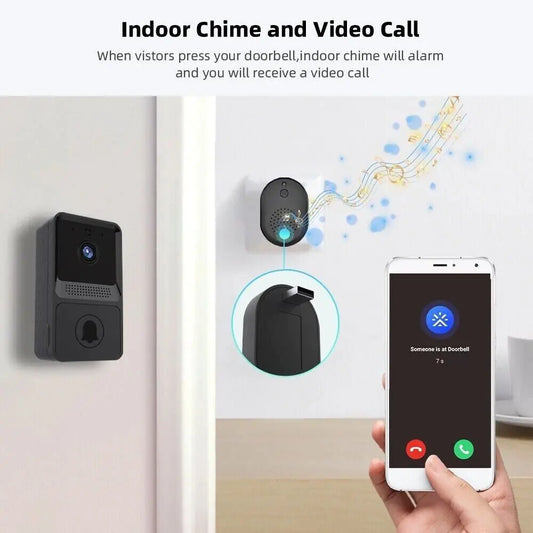 Smart WiFi Video Doorbell with Intercom