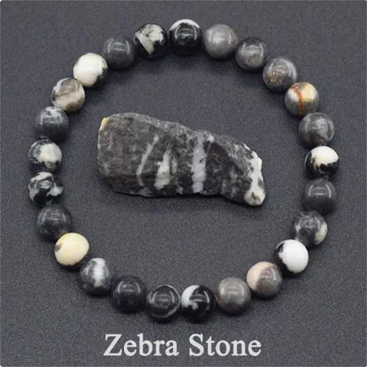 Mindful Stone Bead Yoga Bracelet