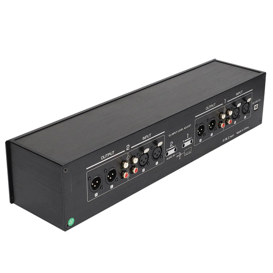 Quad VU Audio Level Meter with US Plug